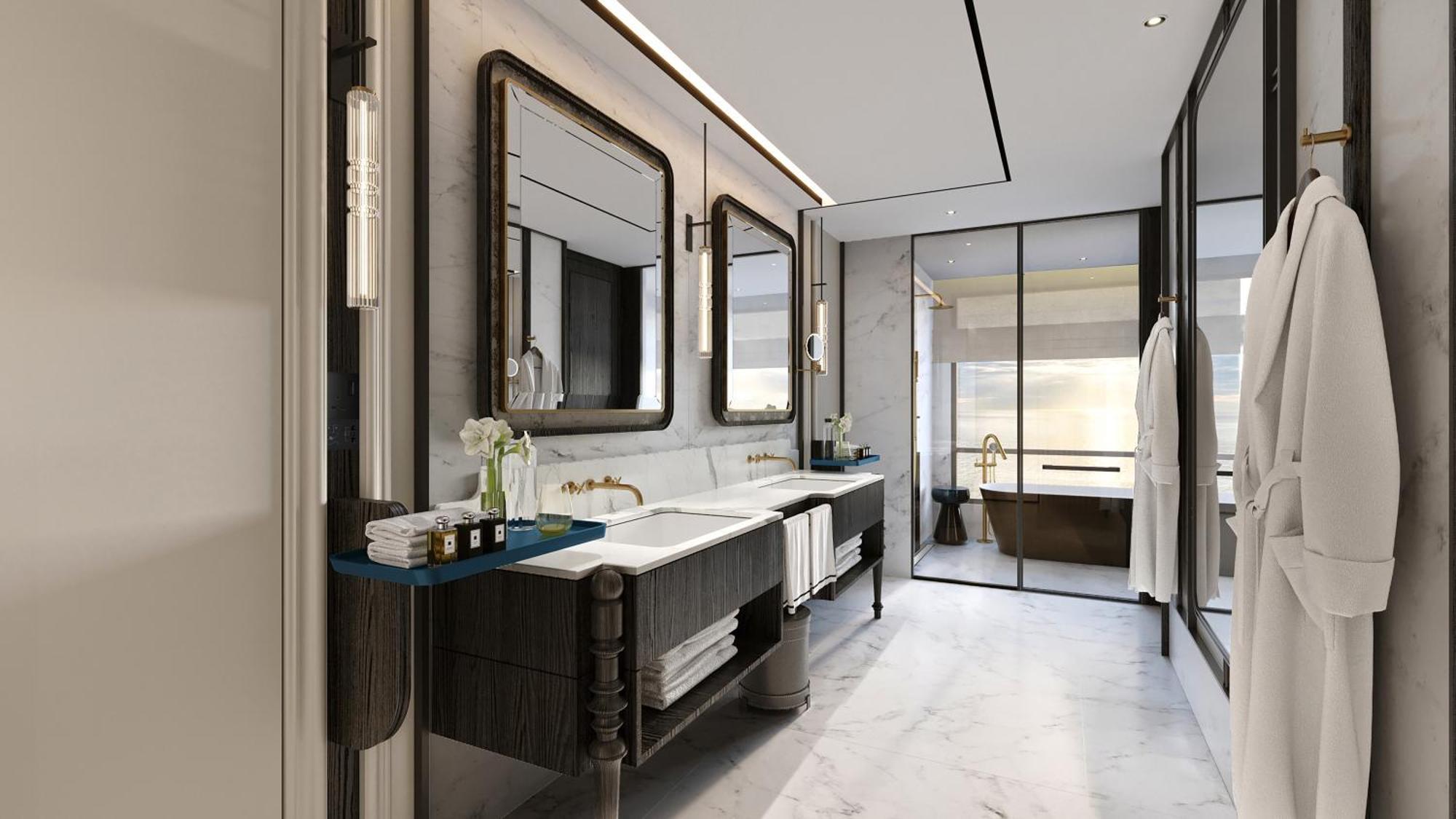 Отель The Millen Penang, Autograph Collection Джорджтаун Экстерьер фото Bathroom